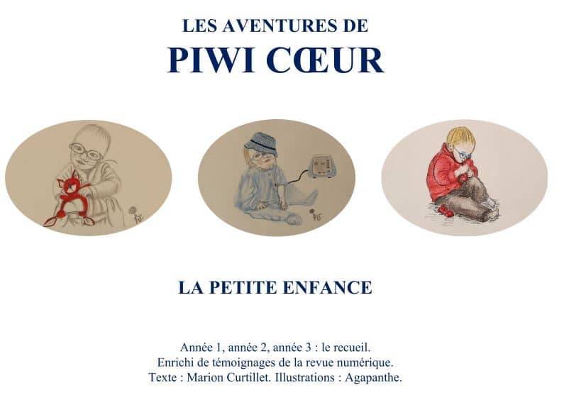 Les aventures de Piwi Cœur. Tomes 1, 2, 3. Couverture